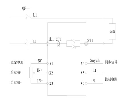 单相可控硅调压器装置和根基电路接线道理图(图2)