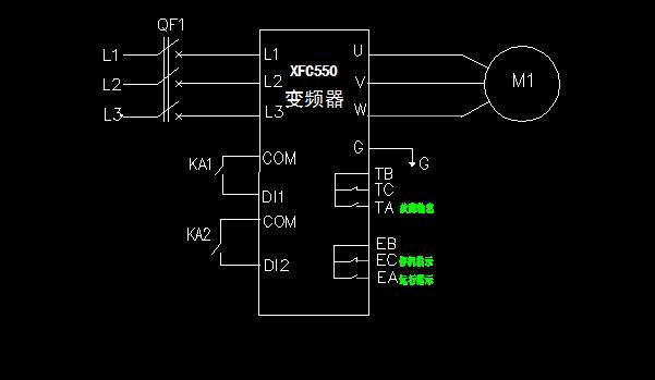 XFC550变频器在移动式破碎机上的利用(图3)